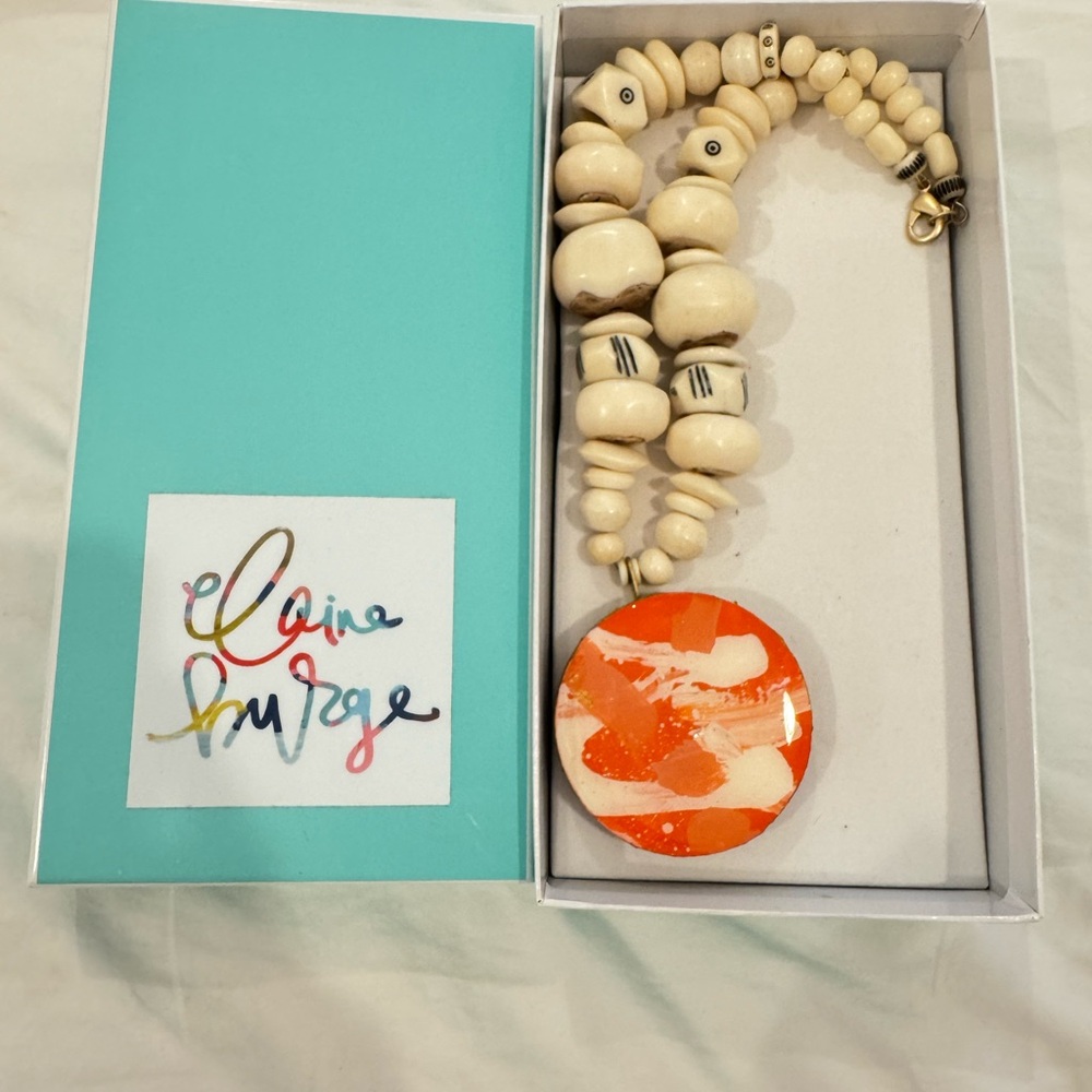 Elaine Burge Necklace - Great for Gameday